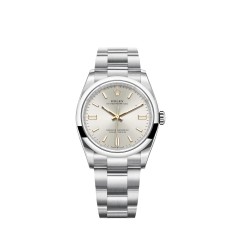 Copy Rolex Oyster Perpetual 36 Silver Dial Oyster Watch