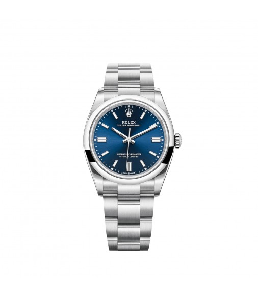 Copy Rolex Oyster Perpetual 36 Bright Blue Dial Oyster Watch