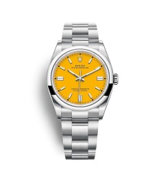 Copy Rolex Oyster Perpetual 36 Yellow Dial Oyster Watch