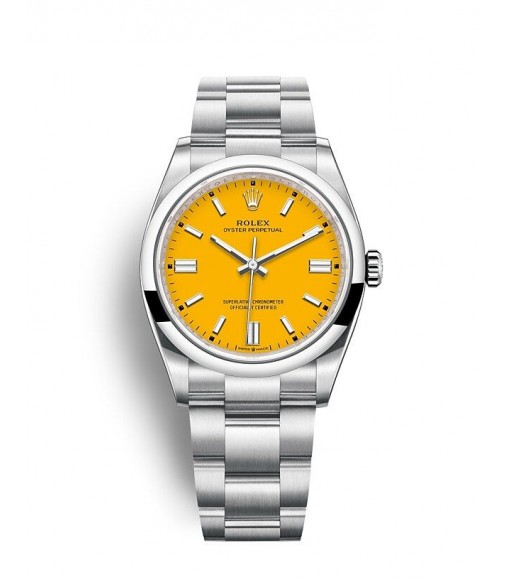 Copy Rolex Oyster Perpetual 36 Yellow Dial Oyster Watch