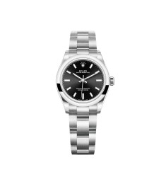 Copy Rolex Oyster Perpetual 31 bright black dial Watch