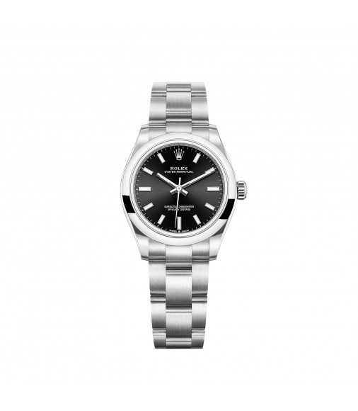 Copy Rolex Oyster Perpetual 31 bright black dial Watch