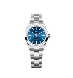 Copy Rolex Oyster Perpetual 31 bright blue dial Watch