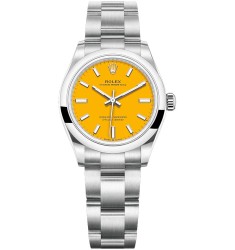 Copy Rolex Oyster Perpetual 31 yellow dial Watch