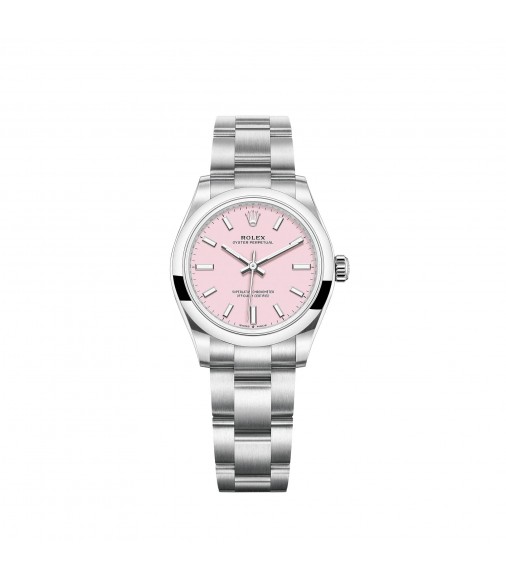 Copy Rolex Oyster Perpetual 31 candy pink dial Watch