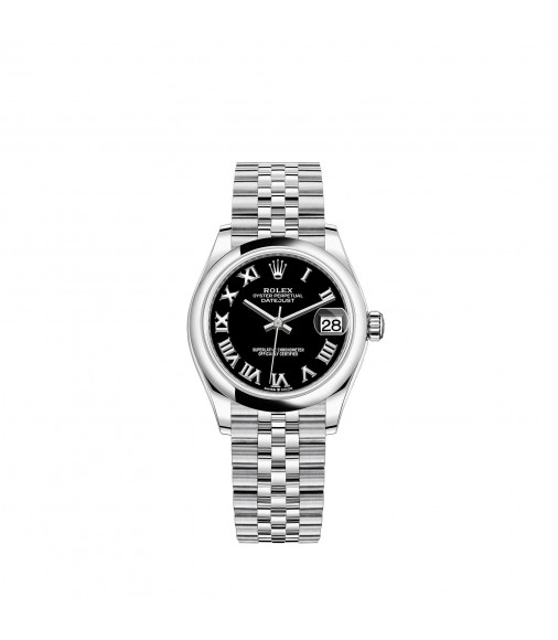 Copy Rolex Datejust 31 Oystersteel bright black dial Watch