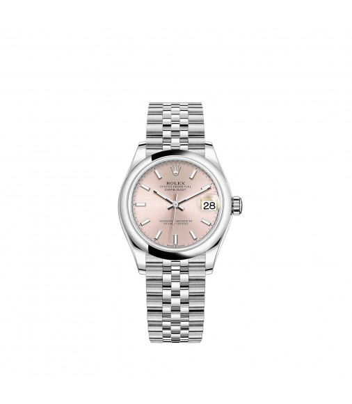 Copy Rolex Datejust 31 Oystersteel pink dial Jubilee Watch