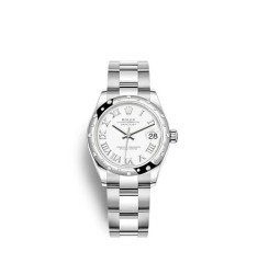 Copy Rolex Datejust 31 White Rolesor white dial Oyster Watch