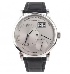 Replica A. Lange & Söhne 'Kleine 1' Platinum Mechanical Silver Roman 36mm Watch 111.025