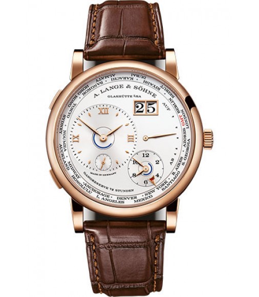 Replica A. Lange and Sohne Lange 1 Time Zone 136.032 18K Rose gold
