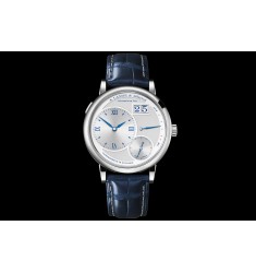 Fake A. Lange and Sohne Lange 1 25th Anniversary 191.066 18k WG Half Hunter LIMITED