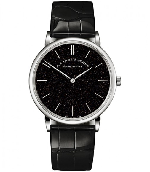 Copy A. Lange & Söhne Saxonia Thin Black Gold Flux 211.087