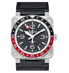 Replica Bell & Ross BR 03-93 GMT 42mm BR0393-BL-ST/SCA