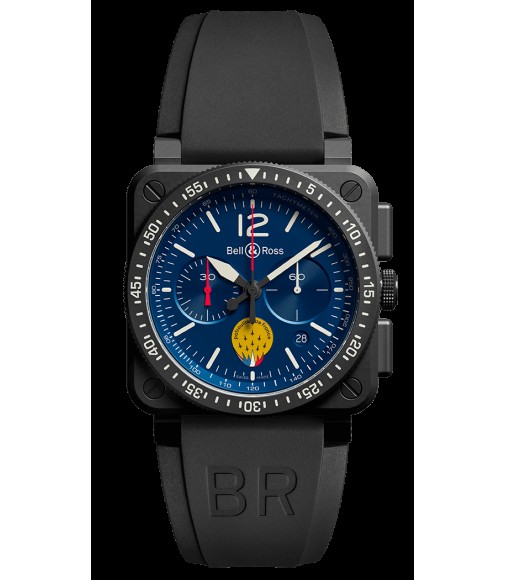 Replica Bell & Ross BR 03-94 Patrouille de France Blue Dial BR0394-PAF1-CE-SRB