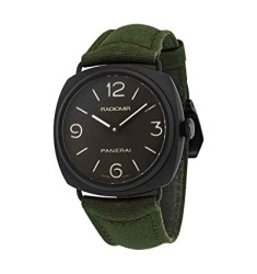 Replica Panerai PAM00612 Men's Radiomir Leather Black Dial