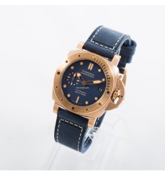 Copy Panerai Blu Abisso Submersible bronzo 42mm PAM01074 replica