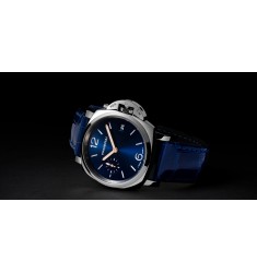 Fake Panerai Luminor Due Piccolo Due Steel 38mm Blue Dial