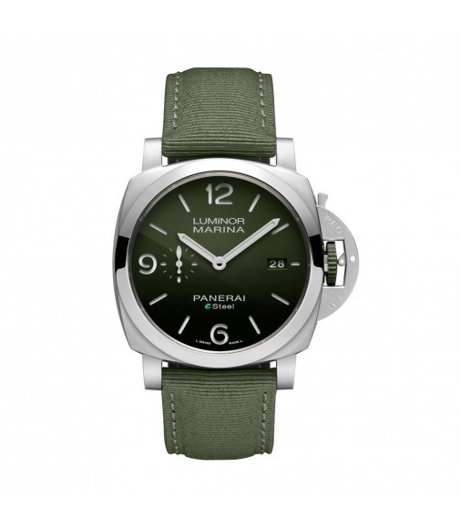 Fake Panerai Luminor Stainless Steel 44mm Green Dial PAM01356 replica