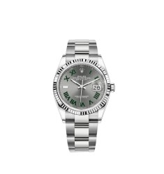 Copy Rolex Datejust 36 White Rolesor combination of Oystersteel and 18 ct gold M126234-0046