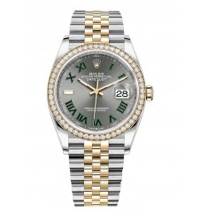 Fake Rolex Datejust 36 Yellow Rolesor combination of Oystersteel 18 ct gold M126283RBR-0021