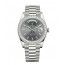 Replica Rolex Day-Date 40 Watch 18 ct white gold M228349RBR-0041
