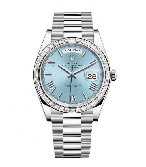 Copy Rolex Day-Date 40 Watch Platinum M228396TBR-0030