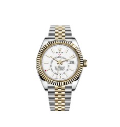 Fake Rolex Sky-Dweller Yellow Rolesor Oystersteel 18 ct gold M326933-0010 Watch