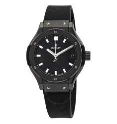 Hublot Classic Fusion Quartz Black Dial Ladies Watch 581.CM.1470.RX