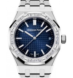 Replica Audemars Piguet Royal Oak Automatic 41mm Stainless Steel Blue Dial Watch 15551BC.ZZ.1356BC.01