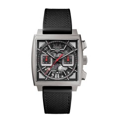 TAG Heuer Monaco Chronograph 39mm Mens Watch Titanium Black CBL2183.FT6236