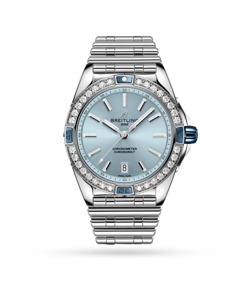 Breitling Super Chronomat Automatic 38 Blue Stainless Steel Bracelet Watch A17356531C1A1