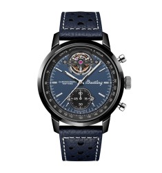 Breitling Top Time B21 Shelby Cobra Tourbillon 42mm Mens Watch Blue SB21251A1C1X1