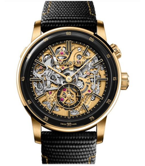 Audemars Piguet Code 11.59 Grande Sonnerie Carillon Supersonnerie Yellow Gold Black Ceramic Watch 26397QA.OO.D002KB.01