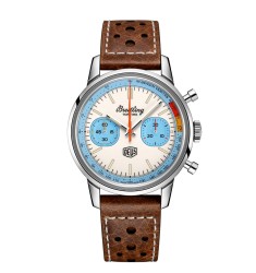 Replica Breitling TOP TIME Automatic Chronograph 41mm Stainless Steel Silver Dial Watch A233112A1A1X1