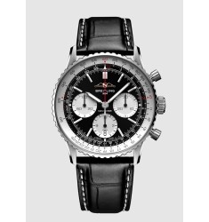 Fake Breitling Navitimer B01 Chronograph Black Dial - 41mm 1AB0139211B1P1