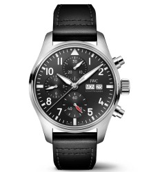 Fake  IWC Pilot's Watch Mark XVIII Automatic 41mm Stainless Steel Black Dial Watch IW388111