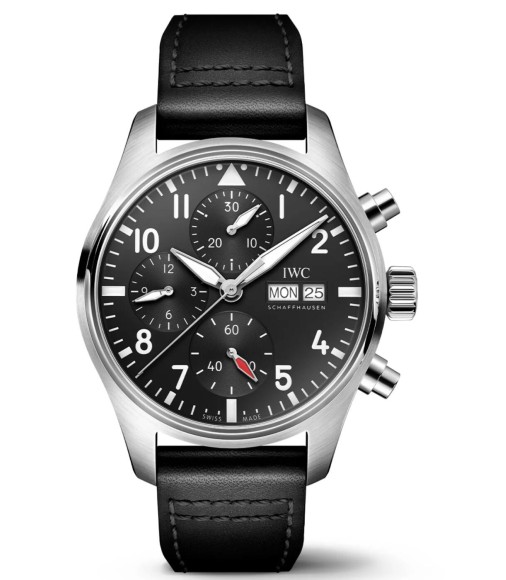 Fake  IWC Pilot's Watch Mark XVIII Automatic 41mm Stainless Steel Black Dial Watch IW388111