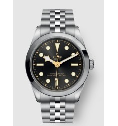 Replica Tudor Black Bay 79640 Black Dial Steel Bracelet Watch