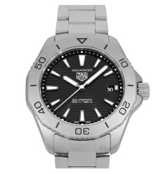 Fake TAG Heuer Aquaracer Automatic 41mm Stainless Steel Black Dial Bracelet Watch WBP1180.BF0000