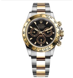 Fake Rolex Cosmograph Daytona 116503 Stainless Steel Black Dial Oyster Bracelet Watch