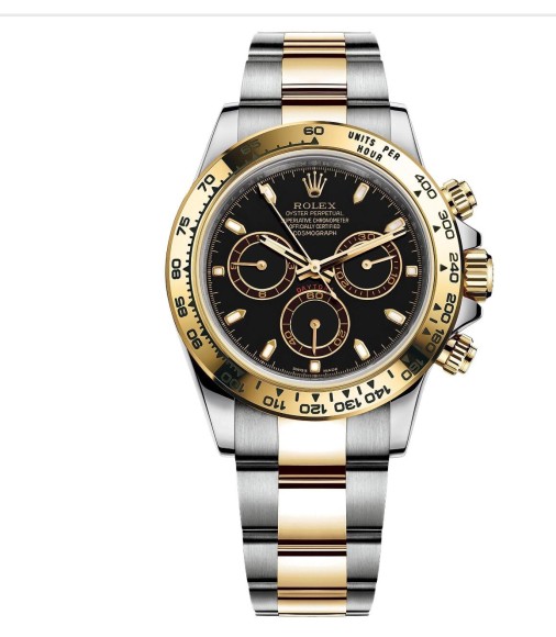 Fake Rolex Cosmograph Daytona 116503 Stainless Steel Black Dial Oyster Bracelet Watch