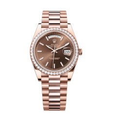 2023 Rolex Day-date 40 Chocolate Dial 18k Everose Gold Watch m228345rbr-0024 Replica
