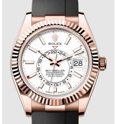 Replica Rolex Sky-Dweller 326239 Stainless Steel Meteorite Dial Bracelet Watch