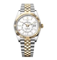 Rolex Sky-Dweller Yellow Rolesor White Dial Jubilee Men's watch m336933-0006 