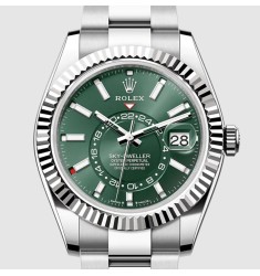 Replica  Rolex Sky-Dweller 326934 Stainless Steel Meteorite Dial Bracelet Watch