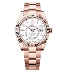 Rolex Sky-Dweller 42mm 18 kt Everose gold Men's 336935