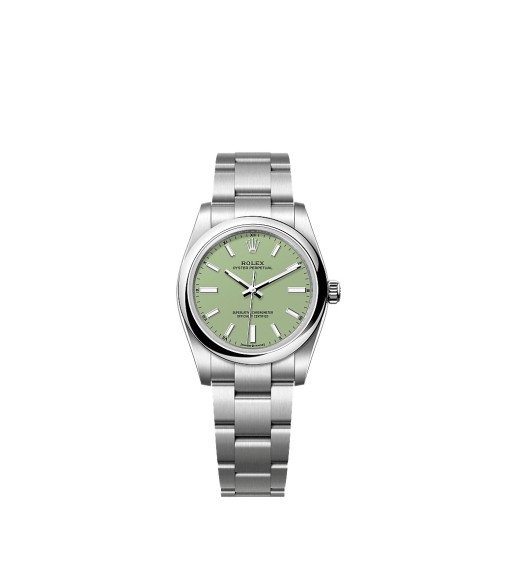 Rolex 124200-0006 Oyster Perpetual 34 Stainless Steel Pistachio Dial Watch