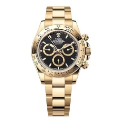 Rolex 126508-0004 Cosmograph Daytona Yellow Gold Black Oyster