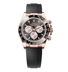 Rolex 126515LN-0002 Cosmograph Daytona Everose - Cerachrom Black Sundust Oysterflex
