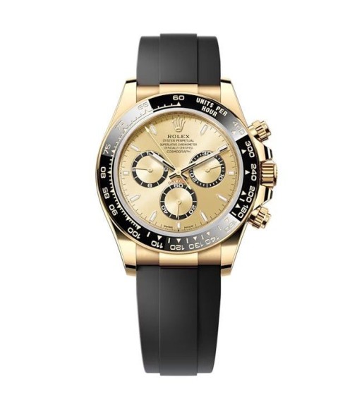 Rolex 126518LN-0010 Cosmograph Daytona Yellow Gold Cerachrom Golden Oysterflex